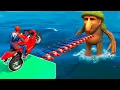 Download Lagu SPIDER-MAN against BRR BRR PATAPIM on Motorcycle in RAINBOW SPIDERS BRIDGE | GTA 5 MULTIVERSE