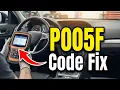 How To Fix P005F Code - Turbo Boost Control Circuit High Voltage