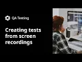 Warpdrive - How do you author a test using demonstrations