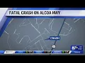 Fatal crash on Alcoa Hwy