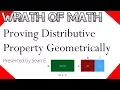 Proving the Distributive Property Geometrically Geometric Proof of the Distributive Property