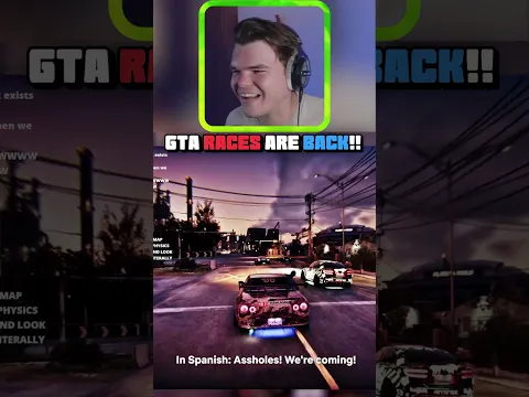 GTA RACES ARE BACK