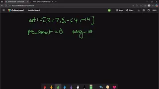 Python program to find positive and negative numbers in a list