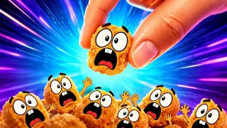 عندما تدبّ الحياة في خربشات الطعام! 😱🍽️