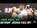Lagu Anthony Joshua vs. Jake Paul FIRST FACE OFF