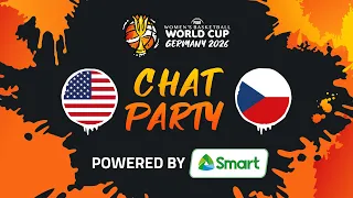 Chat Party Powered by SMART ⚡🏀  USA v Czechia | FIBA Women's Basketball World Cup 2026