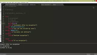 Python Exception and Regular Expressions