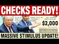 CHECK READY Trumps 2000 Stimulus Check Update President s New Announcements at Rally