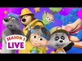 🔴 LIVE STREAM 🎬 Masha and the Bear 👧🐻 Season 3: All episodes 🧰🛠