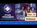 What is dictionary in python Dictionary Python Full Course Hindi 2025