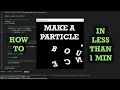 Make A Particle Bounce In Python 1D In Less Than A Minute