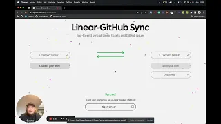 How to Sync Linear app with GitHub com