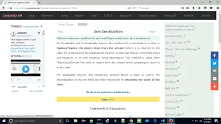 Difference between readResolve and readObject methods in Java serialization javapedia net