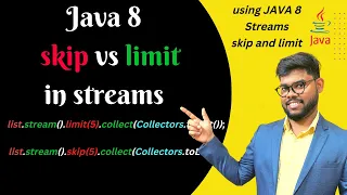 Java 8 Using Skip and Limit to Control Stream Size in Your Code Java 8 skip vs limit