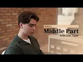 Modern Middle Part Hairstyle with Low Taper