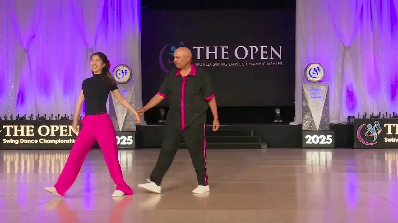 Divy Ravindranath and Kathleen Sun - 3rd Place Pro-Am Sophisticated - Leader - The Open 2025