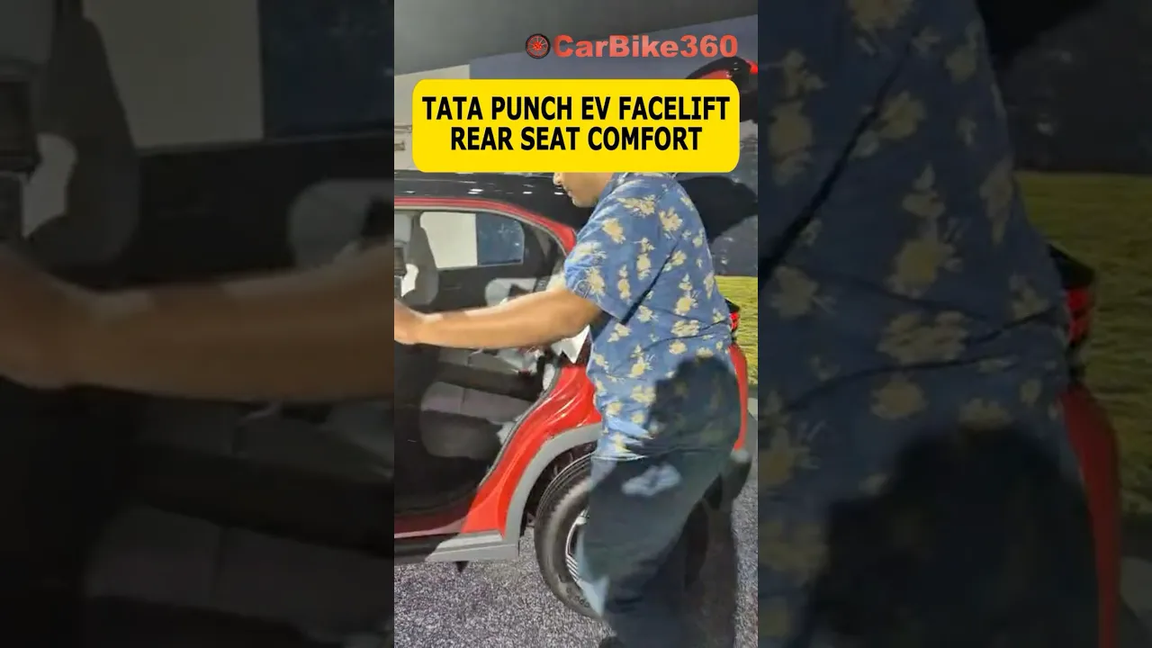 Tata Punch EV Rear Seat Comfort: Spacious, Practical & Family-Friendly