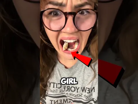 😱 She Was Brushing Her Teeth… Then This Happened