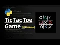 Tic Tac Toe Game In Python Python Project for Beginners