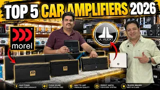 TOP 5 CAR AMPLIFIER'S 2026 | MOREL | JL AUDIO | TRUSTED BRANDS | BEST IN CLASS | CARMAN INDIA