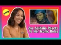 Download Lagu Zoe Saldaña Reacts To Her Iconic Roles