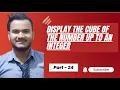 Display the cube of the number up to an integer in java by for loop