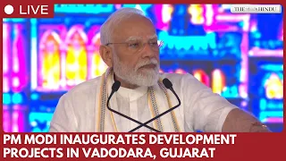 PM Modi lays foundation stone, inaugurates various development works in Vadodara, Gujarat