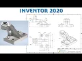 Inventor 2020 Tutorial 3D Model Basic Beginner