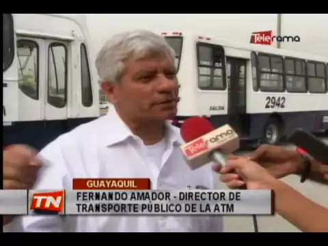 Más de 200 buses de transporte urbano pasaron el censo