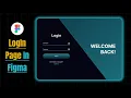 Figma Login Sign Up Page Animation Tutorial Button Text Field Animation