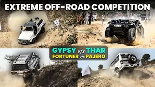 Fortuner vs Pajero Gypsy vs Thar Off road Dirt Dash - Jeep Community Small Town Rider