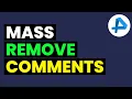 How to Bulk Remove Comments from Code in Visual Studio Code