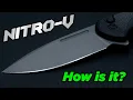 Let s Talk Nitro-V Blade Steel Out of Box Sharpness Cut Test