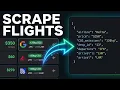 How to Scrape Google Flights Data Prices Airlines CO2 Emissions