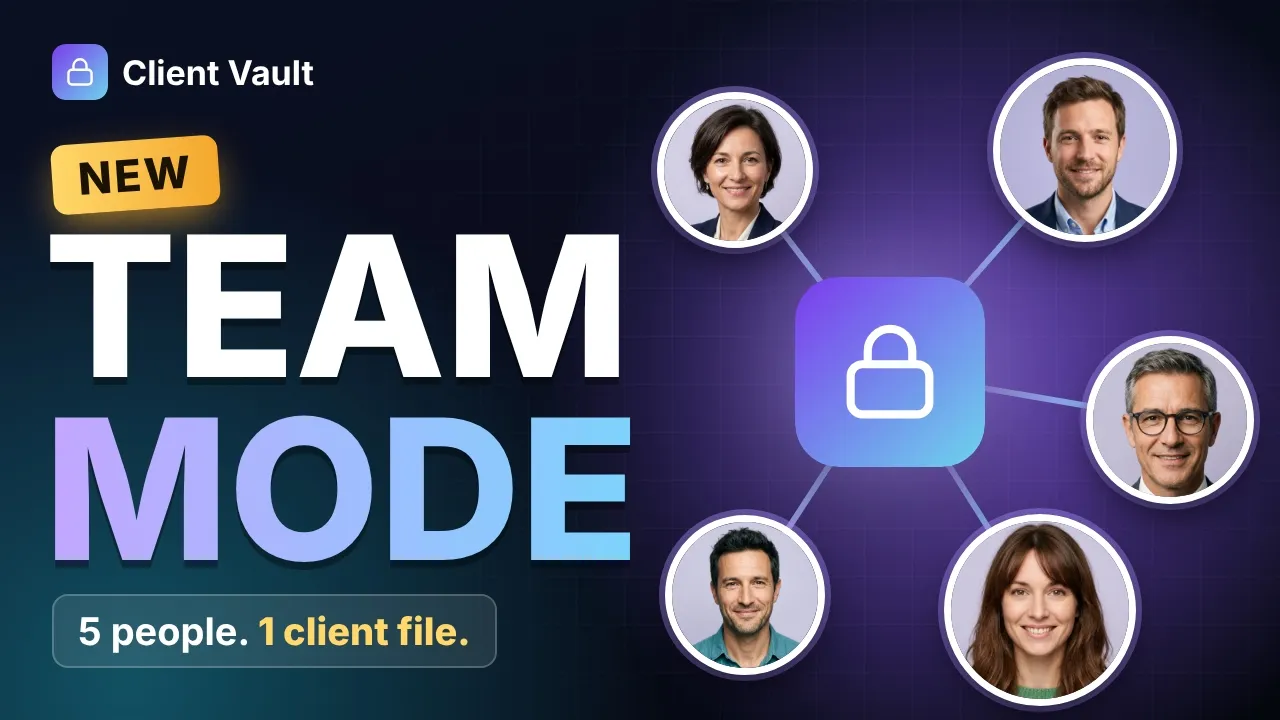 Client Vault Team mode: launch video (EN)