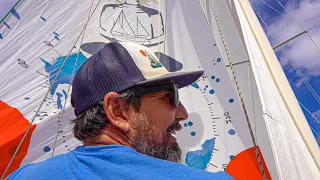 Capt. Brian’s Favorite sail! The Mizzen Ballooner! Sailing Vessel Delos Ep. 224