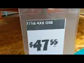 Expensive price of OSB Sheet is 47 55 at Home Depot Plywood is 63 Super Expensive