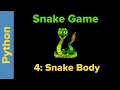 Python Game Programming Tutorial Snake Game Part 4