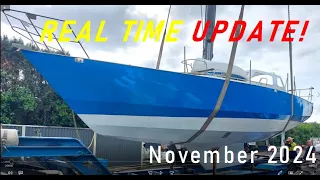 Real time Update Oct.’24 – Building my steel sailing yacht