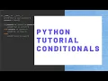 Python Tutorial Crash Course - Lesson 6