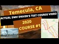 ACTUAL TEST ROUTE Temecula CA DMV Behind The Wheel Driver License Training Adult Education Course