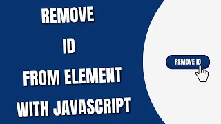 Remove or Delete id from Element with JavaScript HowToCodeSchool com