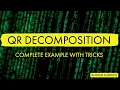 An example of QR decomposition