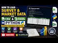 How to Load Survey and Market Data from CSV Excel in Python Market Research Analytics