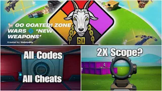 All Cheats and Codes in Go Goated Zone Wars