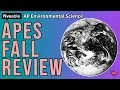 AP Environmental Science - Fall Review Units 1-4