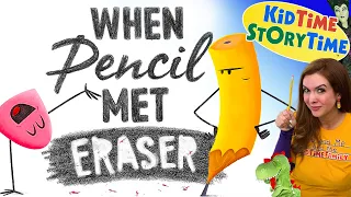 When Pencil Met Eraser read aloud | friendship read aloud | opposites read aloud