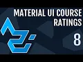 Material UI Course Ratings Custom Rating Icons