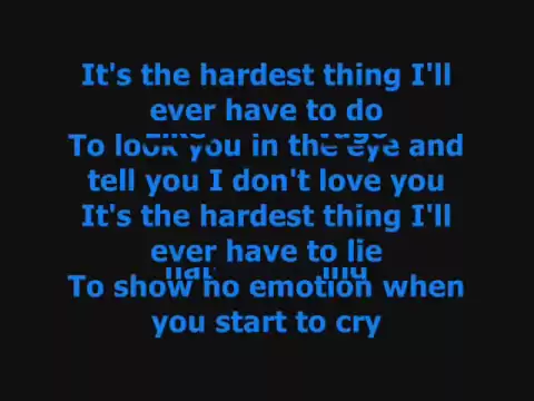 Download MP3 The Hardest Thing - 98 Degrees Lyrics