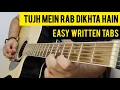 Download Lagu Tujh Mein Rab Dikhta Hain Guitar Intrumental Cover + TABS | Rabb Ne Bana Di Jodi